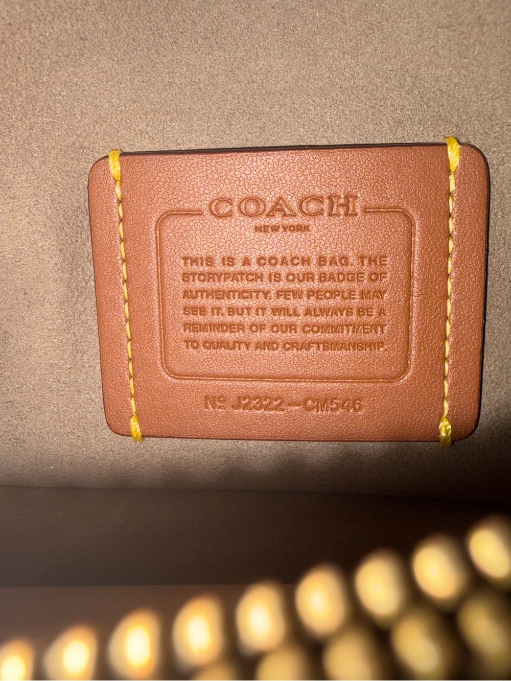 Coach Tabby Shoulder Bag 20 Polished Pebble Leather Brass Dark Stone - Picture 2 of 10